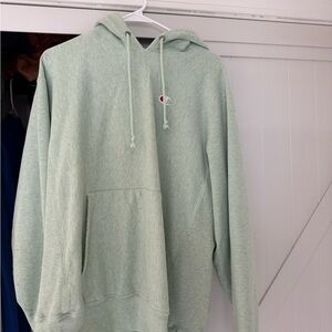 Champion Unisex Reverse Weave Light Green Hoodie